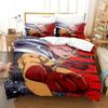 One Punch Man Bedding Set Single Twin Full Queen King Size Bed Set Aldult Kid Bedroom Duvetcover Sets 3D Anime Bed Sheet Set