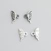 Vintage S925 Sterling Silver Butterfly Wing Spacer Beads for DIY Jewelry