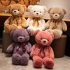 90cm Giant Soft Teddy Bear Plush Toys White&Brown&Purple Bear Super Big Hugging Pillow Animal Cushion Children Birthday Gift