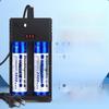 Energy-Saving 18650 Charger Set with Two 3.7V Lithium-Ion Rechargeable Batteries