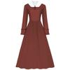Women's Solid Colour Vintage Court Corset Cos Dresses