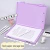 A4 Transparent Plastic Multi-Function Storage File Box & Test Paper Folder