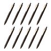 Zebra Sarasa Clip Gel Ballpoint Brown Pen, 0.5mm, Gray, 10-Piece Set, B-JJ15-VEG