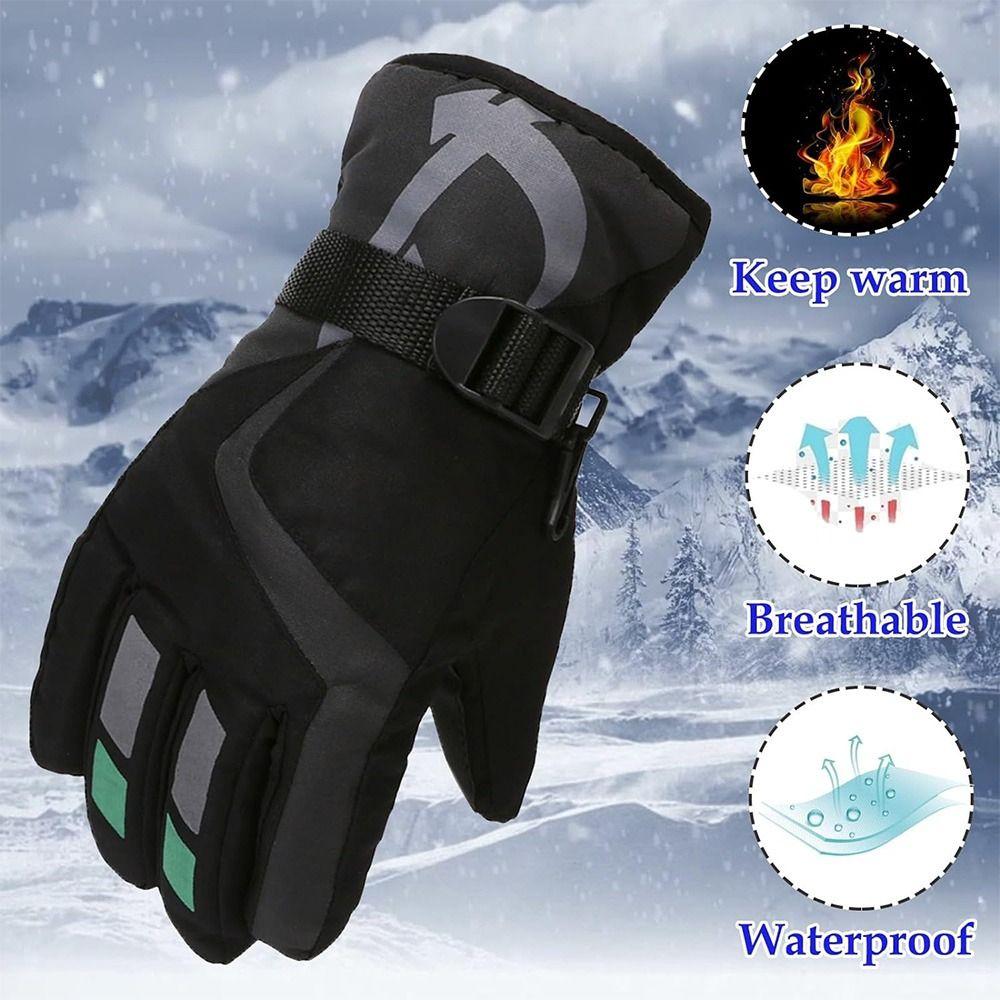 Windproof Children Ski Gloves Non-slip Winter Warm New Fashion Kid Gloves Mountaineering