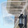 Invisible Canopy Roof Window Door Canopy Transparent Entryway Awning Cover for Outdoor Balcony Protection