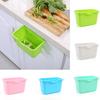 Kitchen Cabinet Door Plastic Basket Hanging Trash Can Waste Bin Garbage Bowl Box