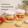 Airtight Plastic Pickle Jar - Food-Grade Kimchi & Vegetable Container