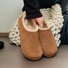 Winter New Women's Outer Bag Head Fleece Cotton Slippers Retro Comfortable Lazy Thick-soled Soft-soled Fluffy Shoes