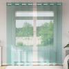 VidaXL Voile Curtains with Eyelets 2 Pcs Turquoise, Net Curtain, Sheer Curtain, Window Voile, Treatment of 4102146