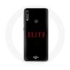 Case - Huawei - P30 Lite Elite - Red Logo - Black Background - Rigid Protection