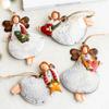 Festival Accessories Hanging Decorations Christmas Angel Pendant White Dress Girl Drop Ornament