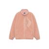 Li-Ning Badfive Sports Basketball Series Warm Sherpa Fleece Loose Knit Jacket With Fleece Collar Unisex Outerwear Misty-Rose AFDR729-2