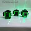 8/12/16 Line High Precision Laser Level Infrared Automatic Leveling Green Light Projector 360° Horizontal Vertical Measure Tool New