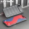 KEYSION Shockproof Matte Phone Case for iPhone 17 Pro Max 2025 Anti-skid Soft Silicone Phone Back Cover for iPhone 17 17 Air