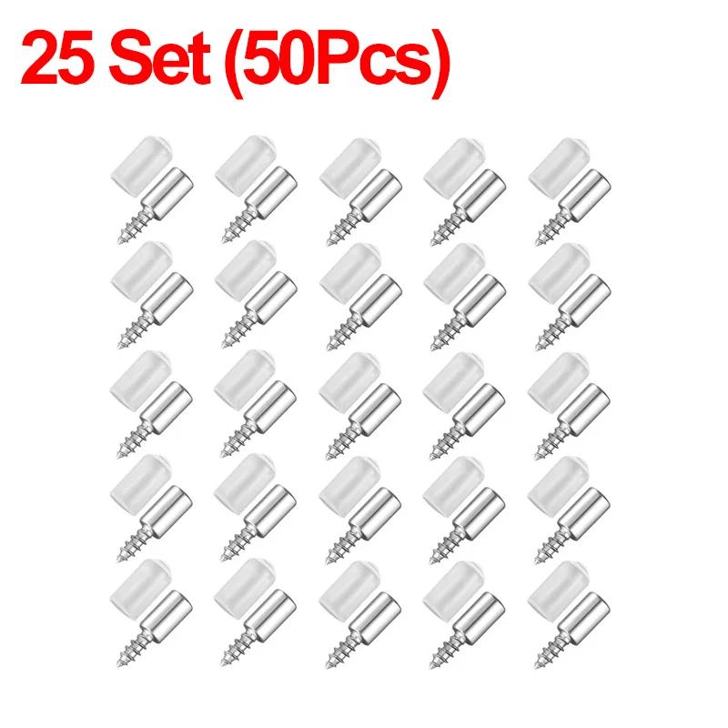 Self-Tapping Screws Cabinet Laminate Shelf Support Pegs with Non-Slip Sleeve Shelves Kitchen Glass Furniture Closet Shelf Pins