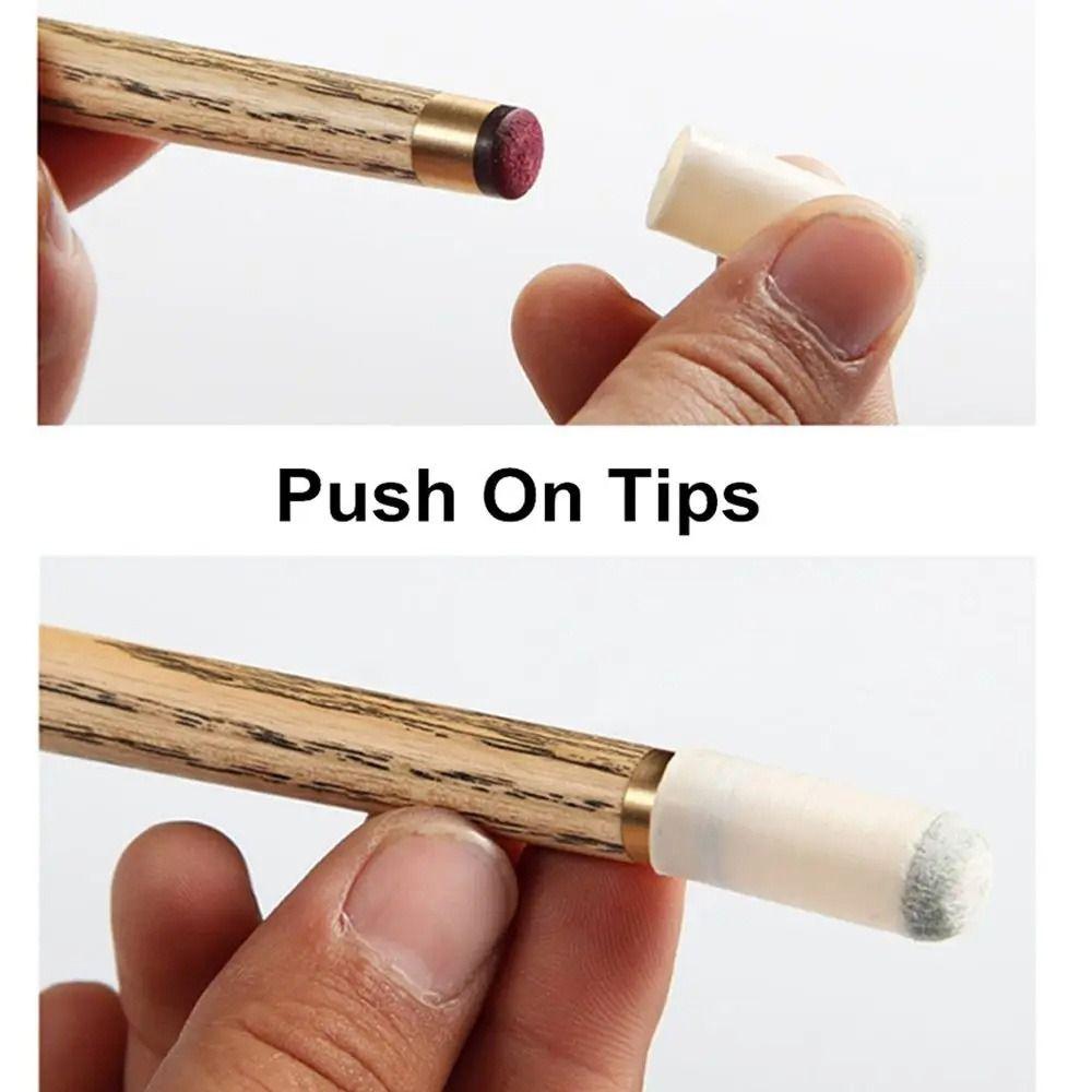 10Pcs/pack 9/10/11/12/13mm Tip Protector Slip-on Pool Cue Stick New Billiards Cue Tips Snooker