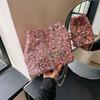This Year's Popular Niche Design Sequined Bag 2024 New Women's Bag Personalized Chain Messenger Bag Shoulder Bucket Bag