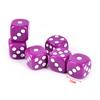6Pcs Standard Six Sided Acrylic Round Corner Dices 16Mm For Craps Party 4 Colors