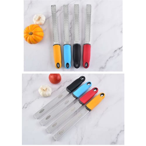 GENNKI Grater, Food Grater, Cheese Grater, Zester, Multifunctional, for Grating Cheese, Lemon, Parmesan, Ginger, Garlic, Chocolate, Vegetables, and Fr