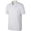 Solid Color Logo Polo Short Sleeve T-Shirt Men Tops White 891858-100