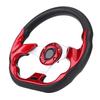 320mm Newest Carbon Fiber Racing Steering Modified Mini Drift Steering Wheel (Red)