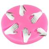 Human Hand Silicone Molds DIY Party Cupcake Topper Fondant Cake Decorating Tools Polymer Clay Candy Resin Moulds Gumpaste Mould