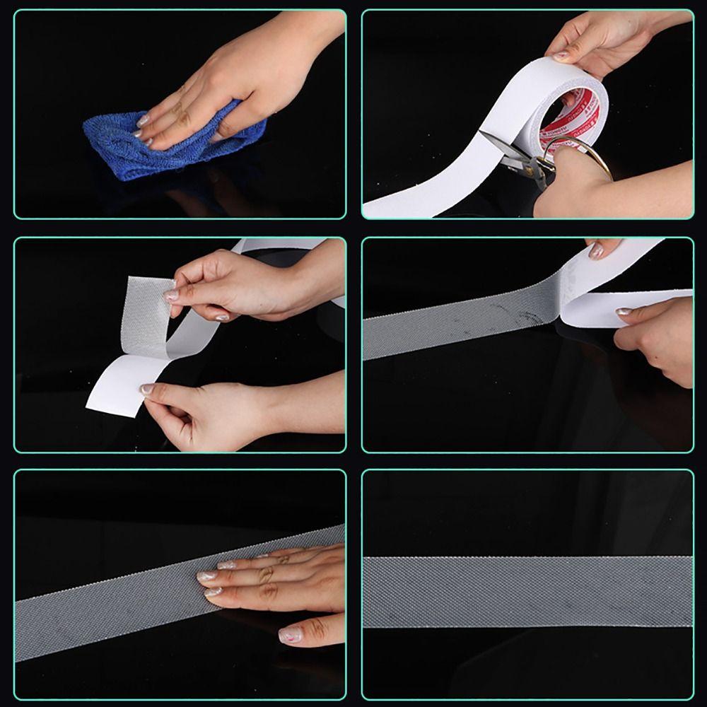 5m/Roll Strong Adhesive Anti-slip Tape Floor Stairs Grip Sticker Rubber PEVA Tape