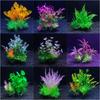 13 Kinds Artificial Aquarium Decor Plants Water Weeds Ornament Aquatic Plant