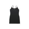 Solid Color Knitted Sleeveless Dress Women Dresses Black DM8878-010