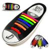 Fashion Sport Shoelaces Elastic Silicone Multicolor Teen Men Boys Girls Women 16pcs/set