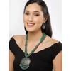 Shining Diva Fashion Latest Stylish Traditional Tibetan Pendant Necklace Jewellery Set for Women