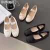 Fashion Ladies Ballet Flats New In Sandals Women Lolita Casual Outside 2025 Atutmn Fashion Slides Butterfly-Knot Female Mary Jane Shoes