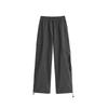 Summer Women's New Drape and Thin Casual Sweatpants Straight American Sports Wide-leg Pants