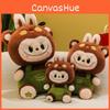 Creative Hat Bear And Strap Pants Cartoon Plush Doll Pillow Gift For