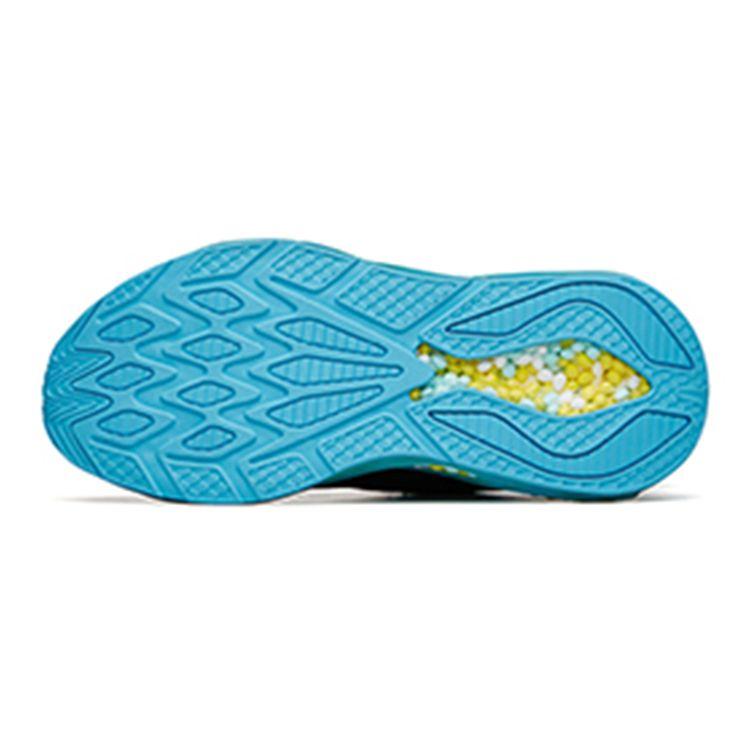 Anta Kids Capsule Shock Absorbing Wear Resistant Breathable Low Top Running Shoes Kids Running Shoes Black Blue 312225511-7