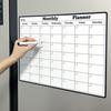 Refrigerator Magnetic Dry-Erase Calendar Reusable Monthly Planner Whiteboard Fridge Magnet Home Office Weekly Schedule Planning Board