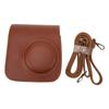 Protective Portable Camera Case PU Leather Camera Bag with Adjustable Shoulder Strap for Fujifilm Instax Mini 7+