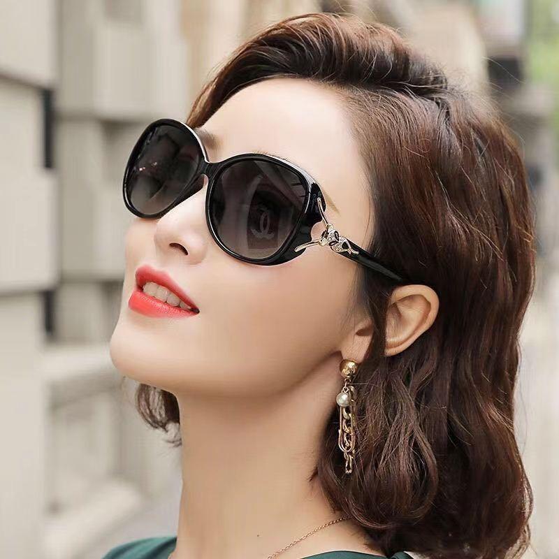 Women'S Sunscreen Sunglasses Versatile High-End Sunglasses Women'S Face Small Glasses With Glasses