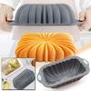 1PC Silicone Bread Loaf Pan With Fluted Design, Food Grade Non-Stick Silicone Baking Mold For Cake, Metal Reinforced Frame Secure