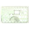 Rectangle Circle Shape Geometric Drawing Tool Template Ruler Student Stationery