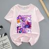 Loose Comfortable Summer Devil Hunter Style Front Back Printed Youthful Fashionable Soft Breathable Women's T-shirt