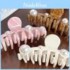 Fashionable Large Extra Pearl Inlaid Acetate Hair Clip Versatile Claw For Effortless Style
