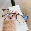 Retro Round Frame Short Sight Glasses Ultralight Women Fashion Blue Light Blocking Myopia Eyewear Optical Spectacle Eyeglasses