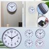 Battery Operated Hanging Clock 8 Inch Round Wall Clocks Vintage Modern Wall Mounted Clock  School