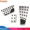 Stainless Steel Car Accelerator Brake Pedals Pedal Cover for Dodge Ram 1500 Classic 2500 3500 4500 5500 2009 -