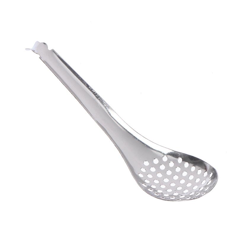 56 Holes Molecular Cuisine Caviar Spoon Colander Egg Yolk Caviar Colander