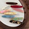 Retro French Temperament Simple Barrettes Color Acetate Oval Hair Clips For Womens Girls Sweet Hairpins Fashion Hair Accessories