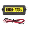 Battery Capacity Voltage Monitor Portable Digital Battery Level Indicator for RV Electric Vehicle