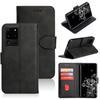 Case for Samsung Galaxy S20 Ultra - Black - PU Leather - Magnetic - Flip - Protector