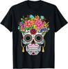 Dia De Los Muertos Day Of The Dead Sugar Skull Halloween T-Shirt